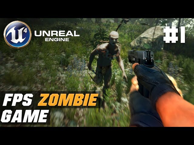 Unreal Engine 5 - crie jogo de FPS do sobrevivência zombies