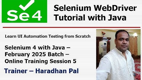 Mastering Selenium 4 with Java: Java OOPS Concepts, Inheritance, Polymorphism - Feb2025 Batch -S5