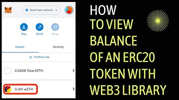View Balance of ERC20 Token with web3 library