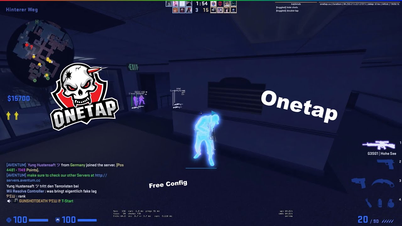 Godzilla & Big Drip [Onetap] free config in desc