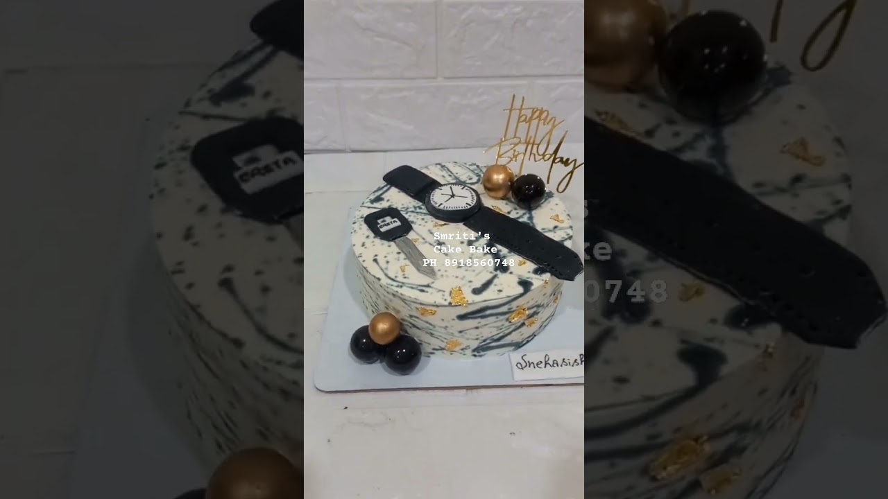 Fondant watch cake @8918560748. Home delivery available in Siliguri