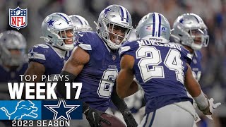 Dallas Cowboys Top Plays vs. Detroit Lions Week 17 | #DETvsDAL | 2023 Dallas Cowboys