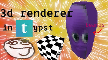 Writing a 3d renderer in Typst because