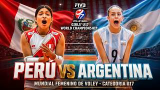 PERÚ vs ARGENTINA💥EN VIVO💥CLASIFICACIÓN 9° AL 16° LUGAR💥MUNDIAL FEMENINO CATEGORIA U17 2026💥REACCIÓN