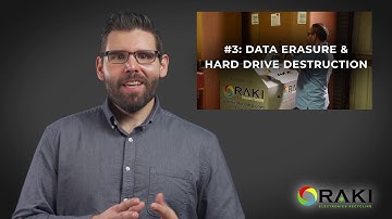 Secure Data Destruction & Hard Drive Shredding Services | RAKI Electronics Recycling
