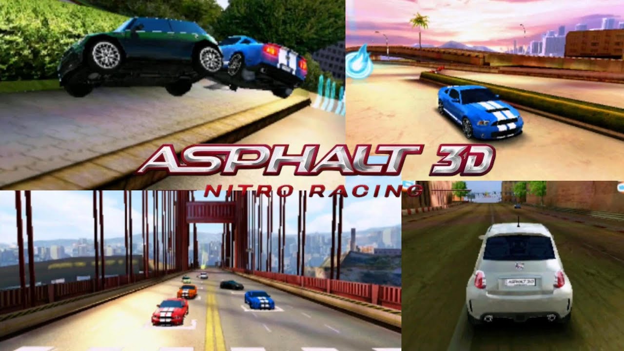 Knock down your rivals! [ASPHALT 3D: NITRO RACING] - YouTube