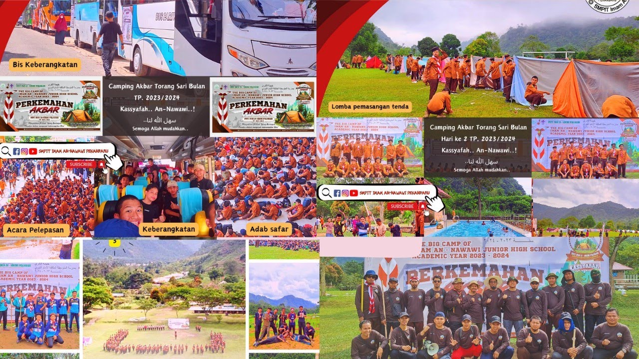 Camping Akbar Torang Sari Bulan TP. 2023-2024 SMPIT Imam An-Nawawi Pekanbaru