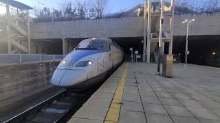 KTX 001호기 서울행 #472 광명역 진입
