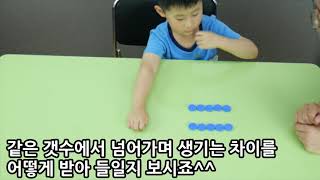 개수의 차이 파악(유아활동수학)