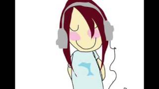 cool girl and blue girl: cartoon character created by me!