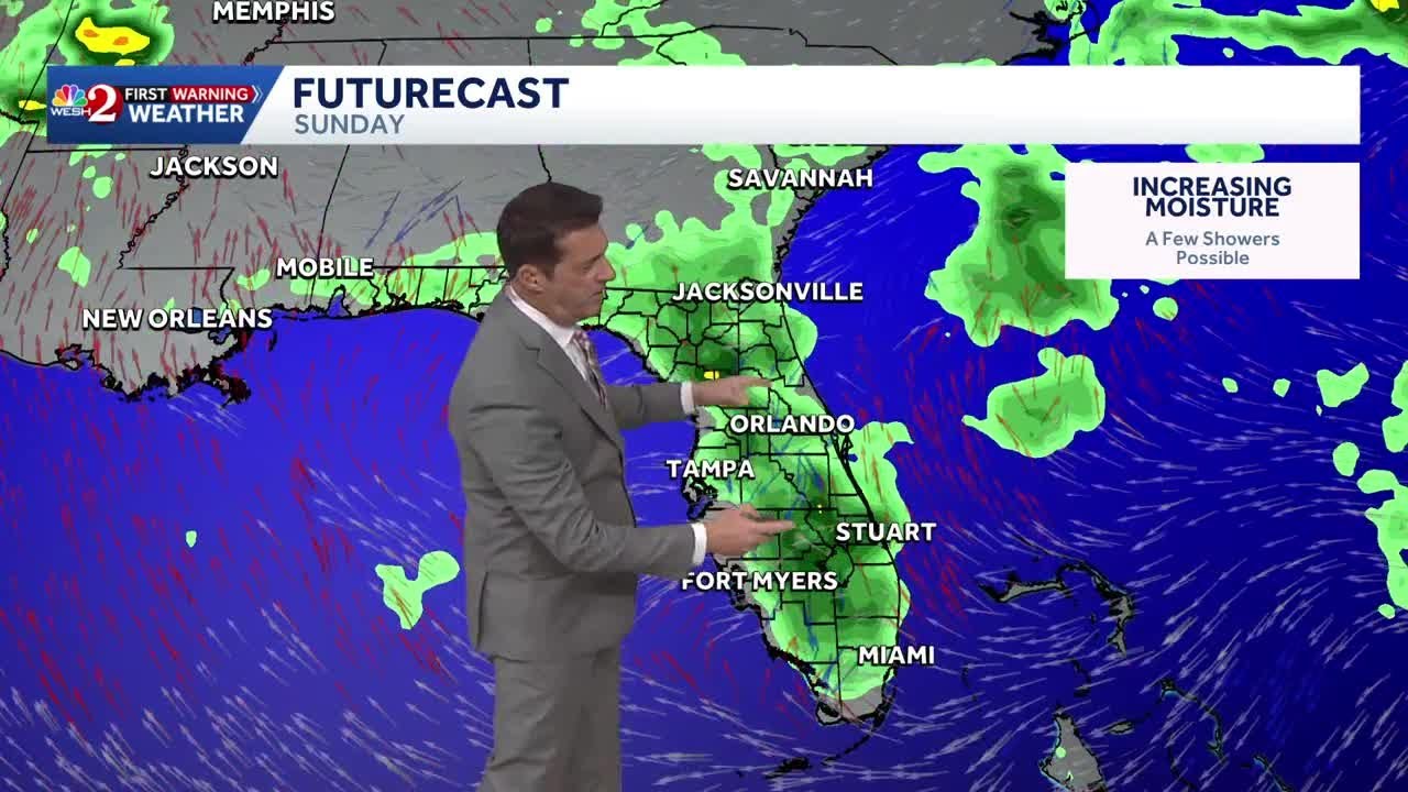Rain chances going up by late in the weekend as the heat increases. 4. ...