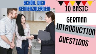 Introduce yourself | Everyday questions | Casual conversation | Beginners | Learn German | A1