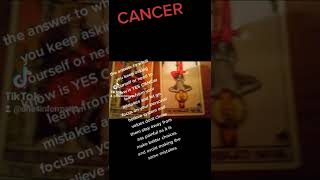 ♋ cancer the answer is yes focus on yourself remember the advice from your father or father fig