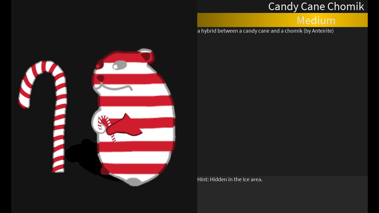 How to get Candy Cane Chomik YouTube