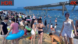 Shenzhen beach vacation, the mood instantly lifts, what kind of bikinis do the women wear here?