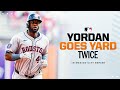 Yordan Alvarez goes deep TWICE in the Mexico City Series!