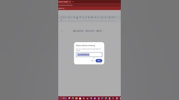How to share a Google Docs document
