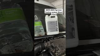 Bleeding 2019-2023 Sprinter Cooling system mercedessprinter mechanic mercedesbenzsprinter diy