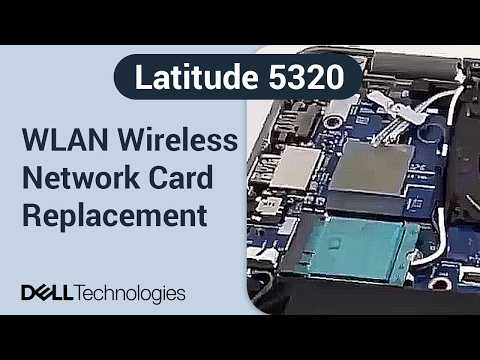Dell Latitude 13 5320 | How to replace the wlan wi-fi wireless network card