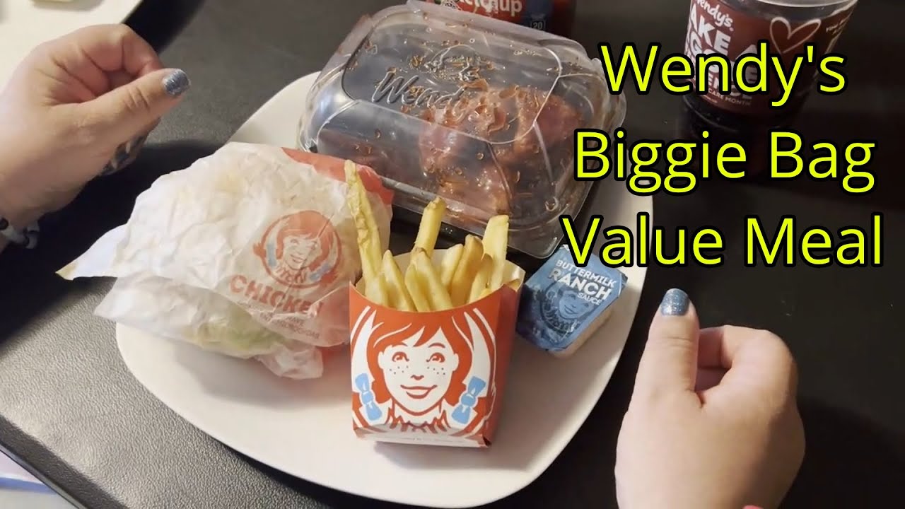 Wendy's Biggie Bag Meal Deal Review | Chicken BLT, Honey BBQ Chicken ...
