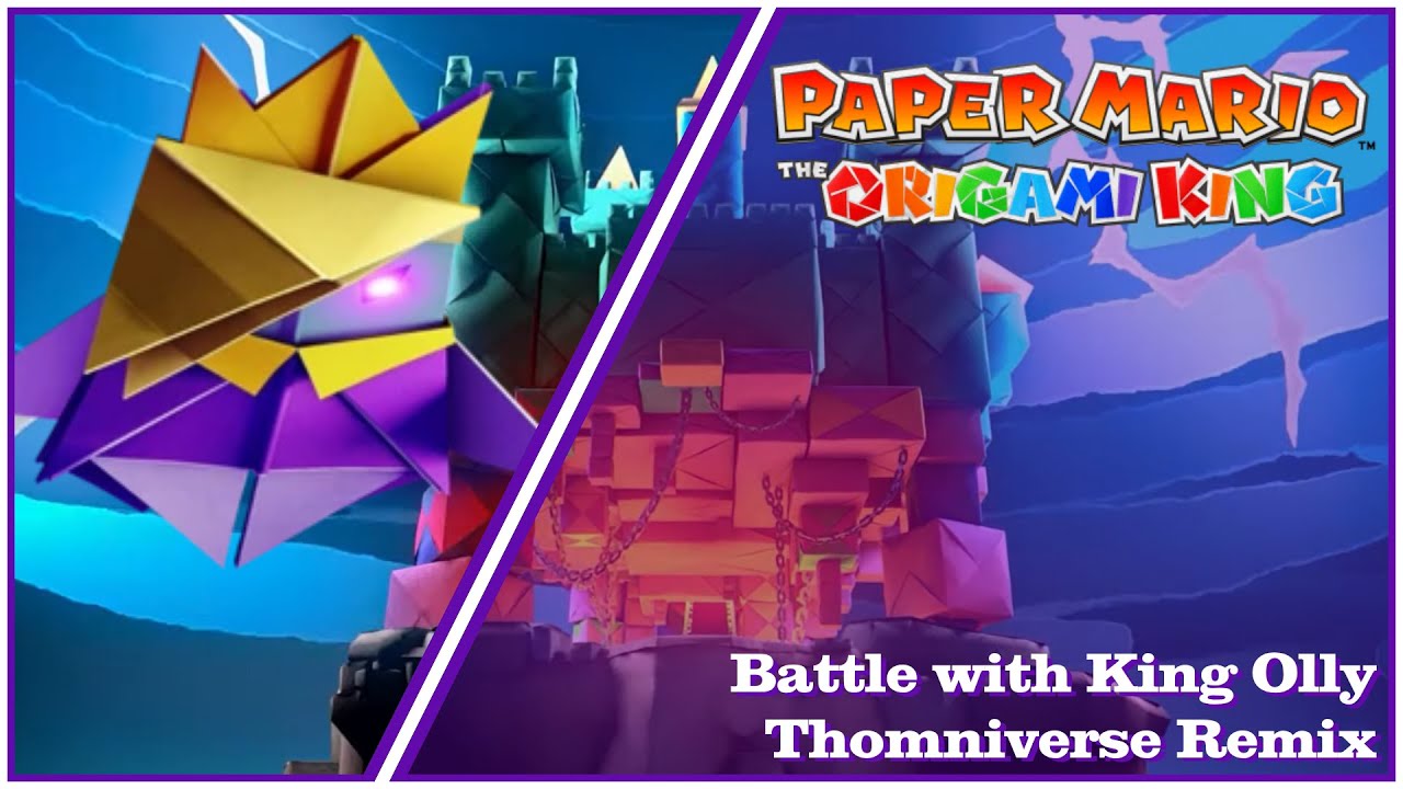 paper mario origami king king olly