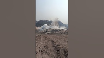 Today Blasting Opencast Project Coal Mine#Subscribe