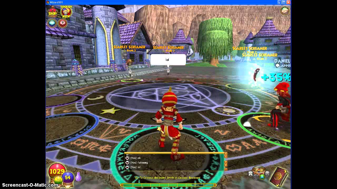 wizard101with a friend YouTube