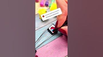 Drawing A for Among Us but keyboard! Custom keyboard!