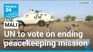 UN Security Council to vote to end peacekeeping mission in Mali • FRANCE 24 English