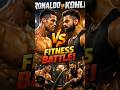 😱 Cristiano Ronaldo Vs Virat Kohli Fitness Battle!🏋️🔥 #shorts