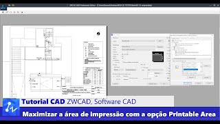 Tutorial CAD: Maximizar a Área de Impressão no ZWCAD com a Opção Printable Area
