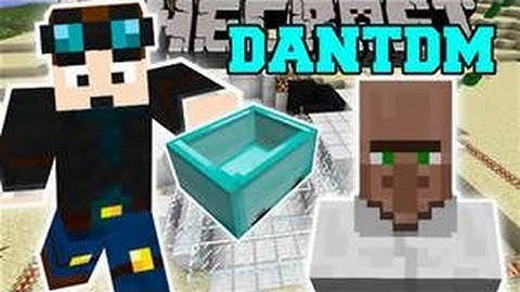 Minecraft - DanTDMs Infinite Diamond Minecart in Vanilla!  No Mods!