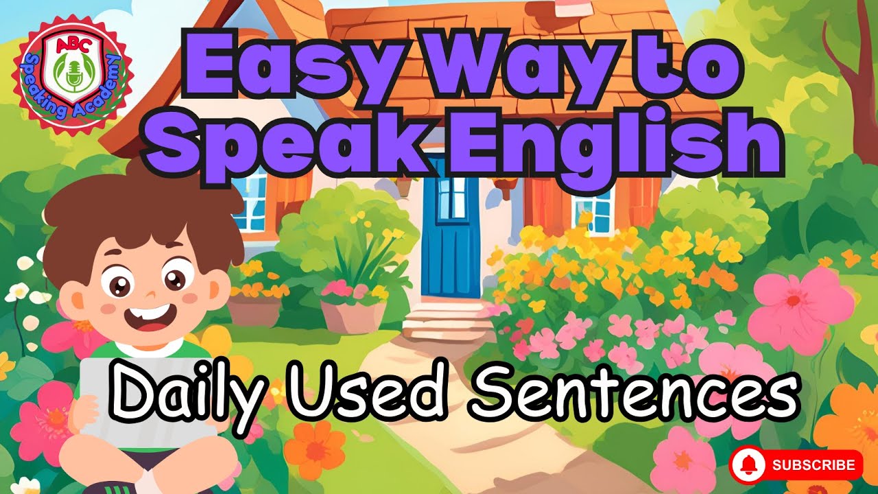 Easy Way to Speak English for Kids | Daily Used Sentences | Fun and ...