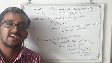 Quantum Mechanics (UG) Wave Properties of Particles Part 2 Wave function probability density