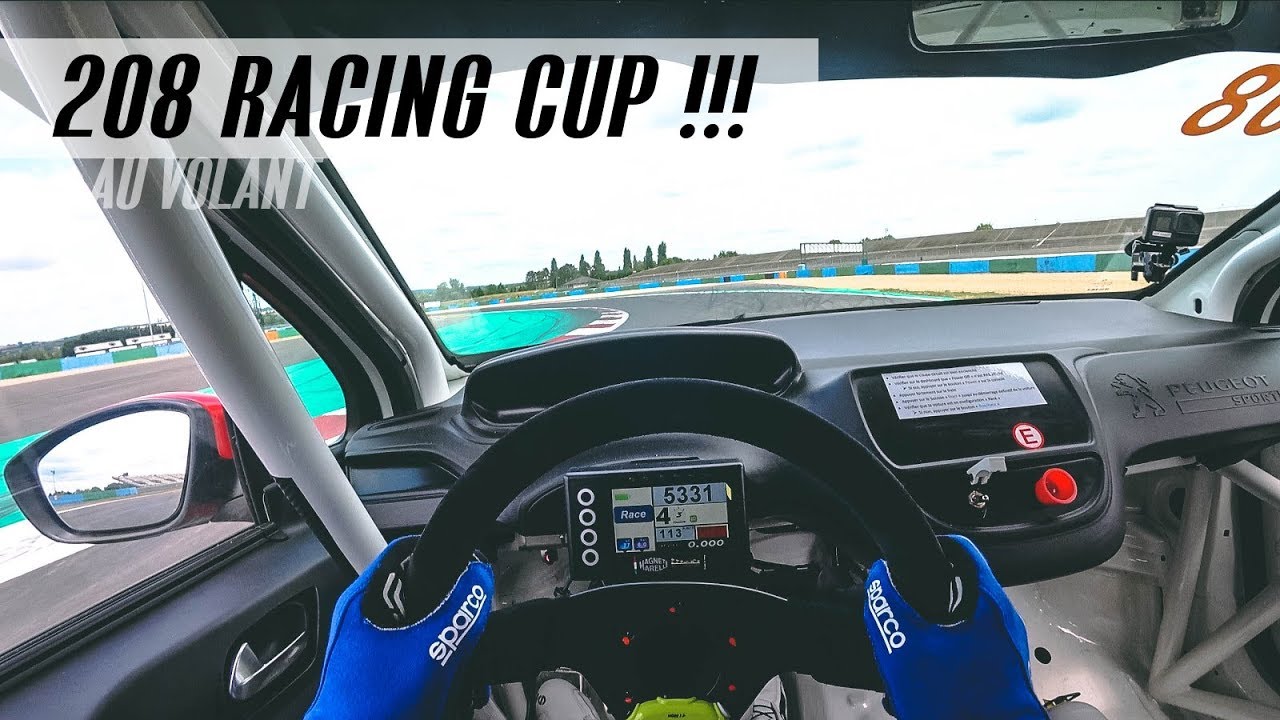 Au volant | 1ère séance d'essais libres PEUGEOT 208 RACING CUP [24h de Magny-Cours] POV !!