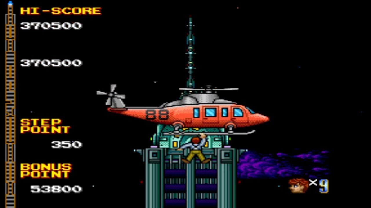 Crazy Climber 2 (Arcade) (Full Game) YouTube