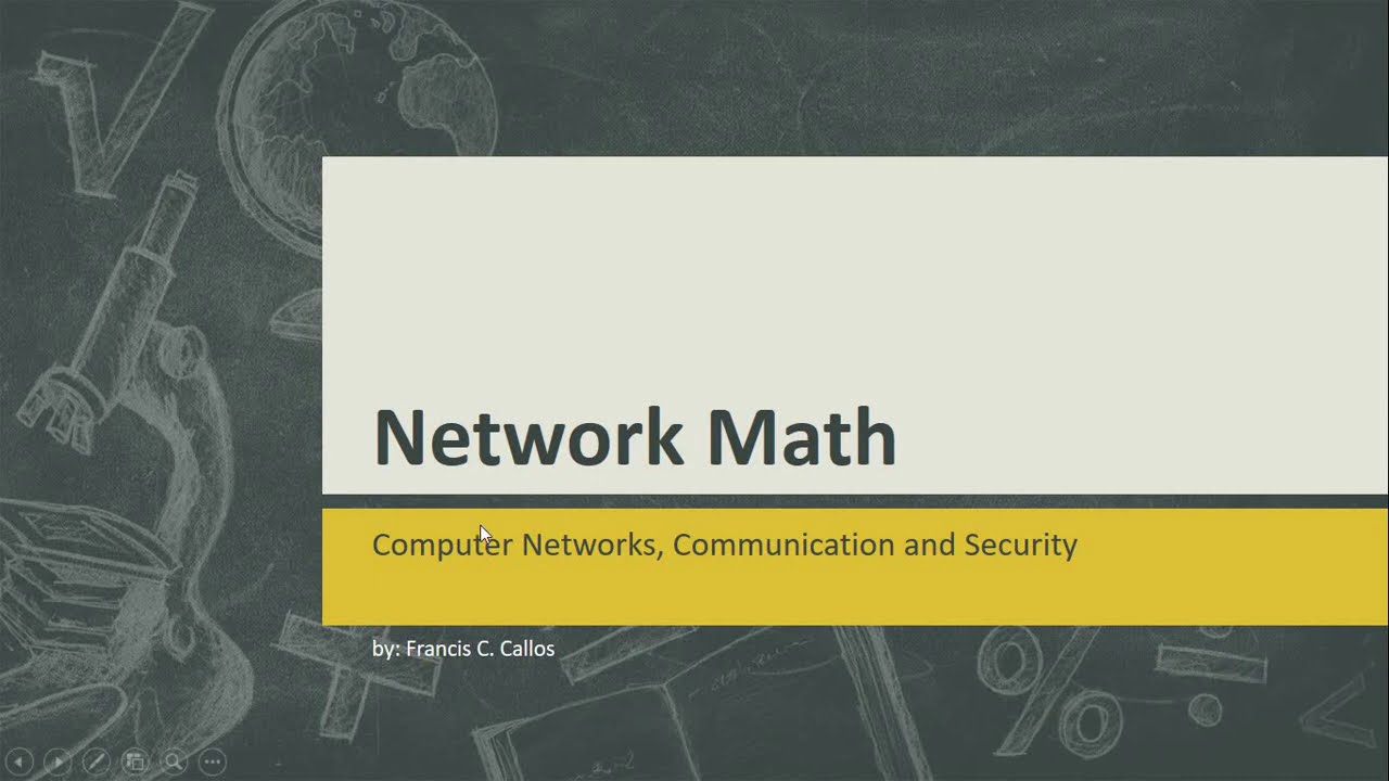 Module 1 Introduction to Networks Network Math Computer Networks