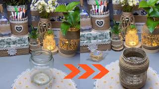 How to Make a Trendy Jute Rope Basket from Foam Board #diy
