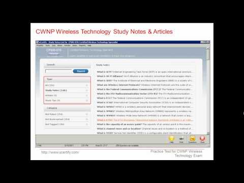 uCertify PW0-070 Exam Practice Questions