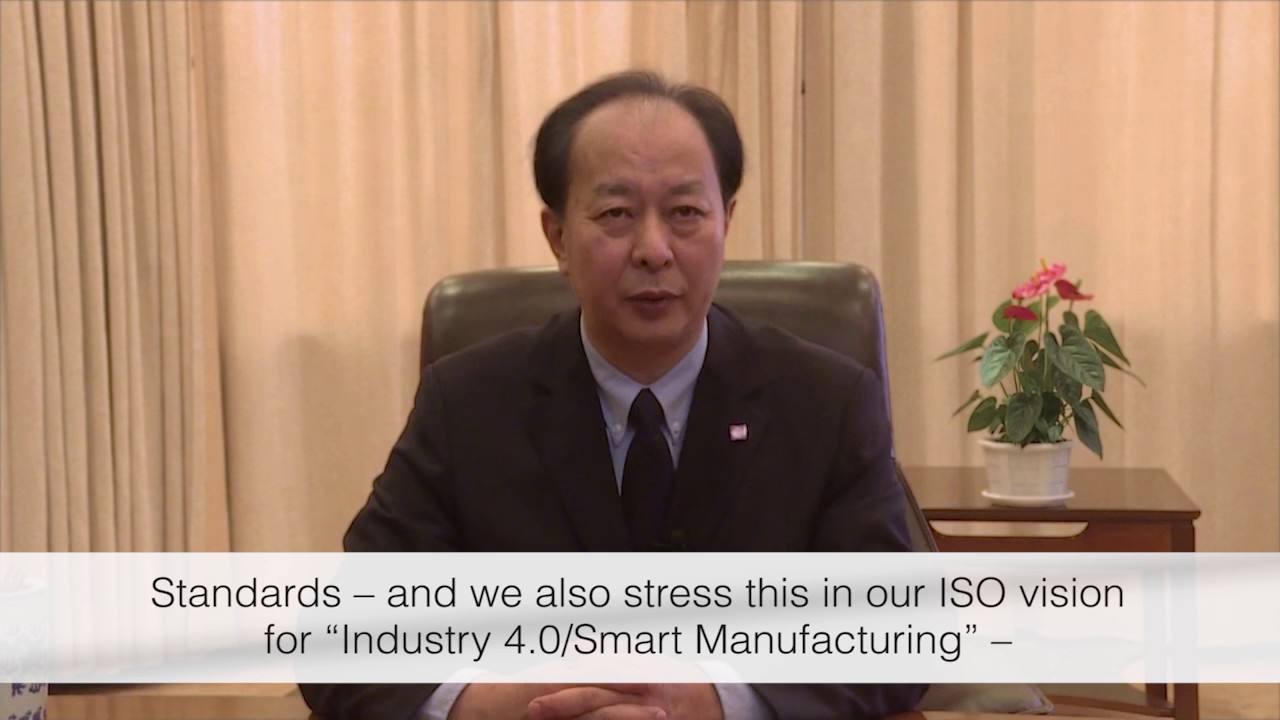 Zukunftsdialog "FutureStandardsNow - Industrie 4.0" - Zhang Xiaogang, Präsident ISO