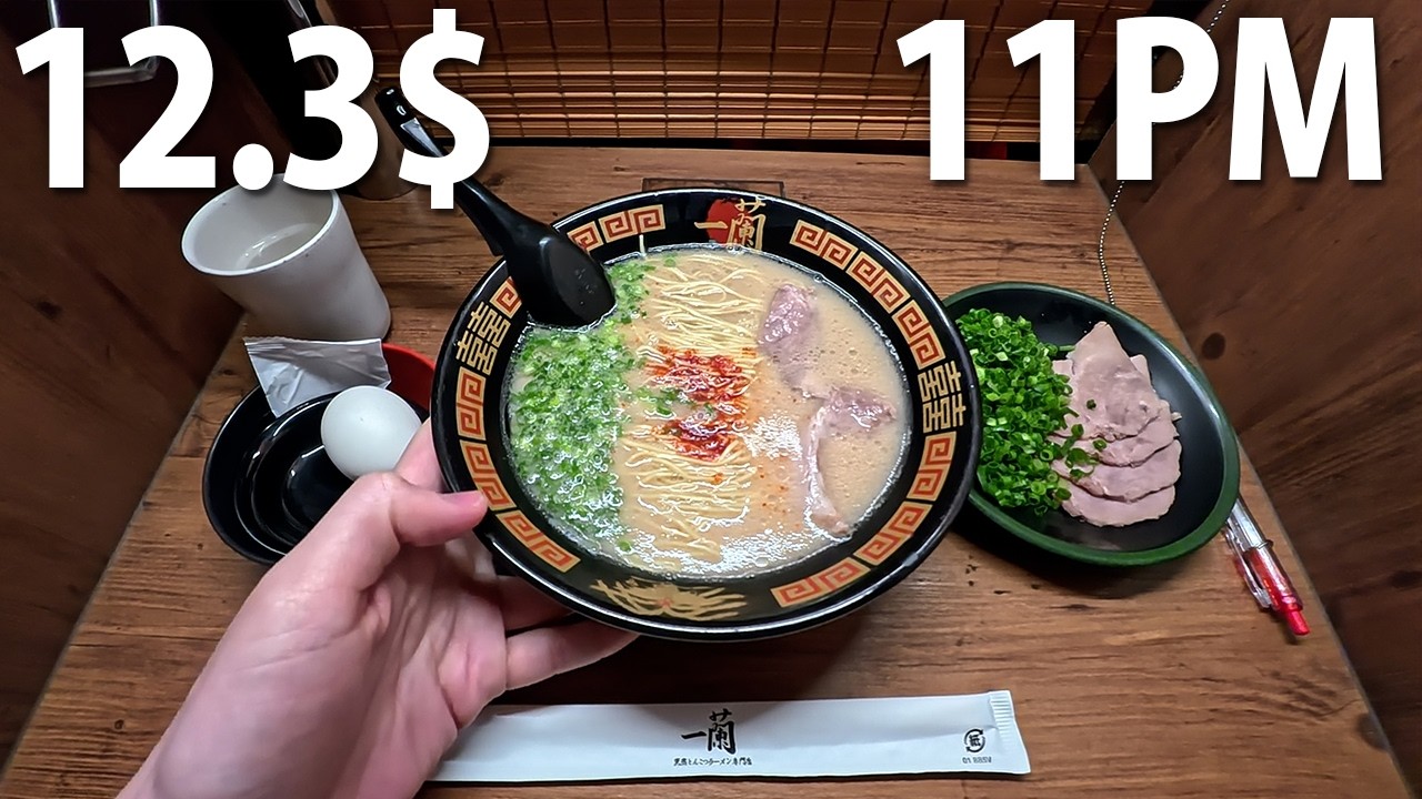 Work 15 Hours, why Japanese Salarymen End Up Eating Ichiran Ramen at 11 PM