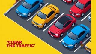 Car parking game! can you solve the jam ? let's play a puzzle game! let's play a difficult game! screenshot 1
