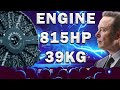 New technologies 2024 worlds most powerful engine magnetless radial engine 815hp 39kg