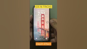 iOS 16 TRICKS ow To turn on/off depth effect on wallpaper#usa #iphone #apple #ios #music #california