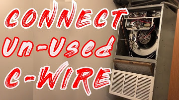 How to Connect an Unused C Wire (Common Wire)