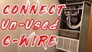 How to Connect an Unused C Wire (Common Wire)