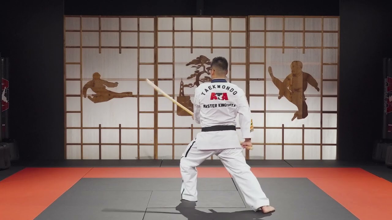 Black Belt Long Range Jahng Bong Form - Full | ATA Martial Arts