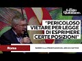 Ref:ocvQbZmPbrM Barbero: "vietare per legge di esprimere certe posizioni � deleterio". e fa l'esempio di faurisson
