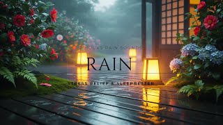 2 Hours 🌿 | Rain Sounds With Cricket For Relaxation \& Sleep.