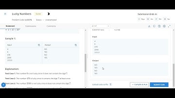Lucky Numbers Codechef solution || Starter 73 codechef contest